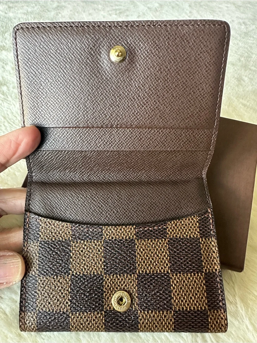 Louis Vuitton Damier Ebene Ludlow Mini Wallet/Cardcase